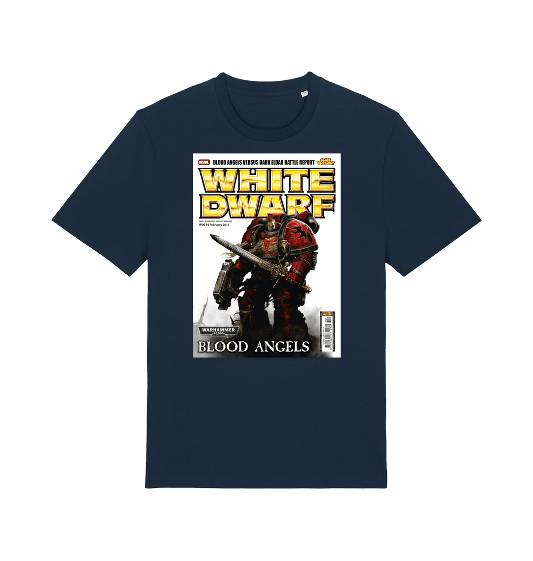 French Navy Printed T-shirt Front